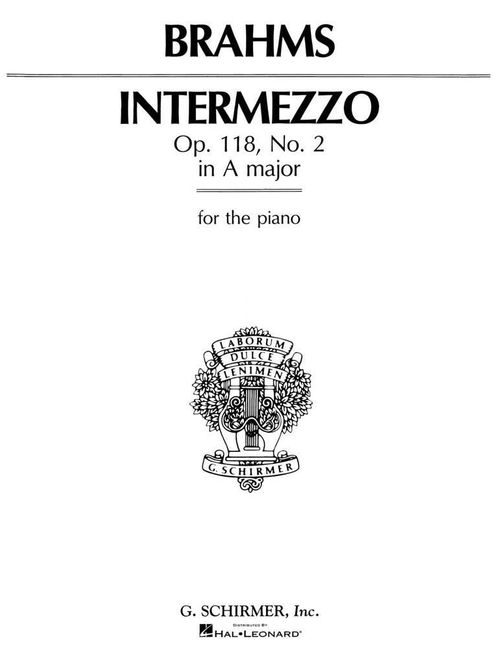 Hovedbilde Johannes Brahms - Intermezzo in A Major, Op. 118, No. 2