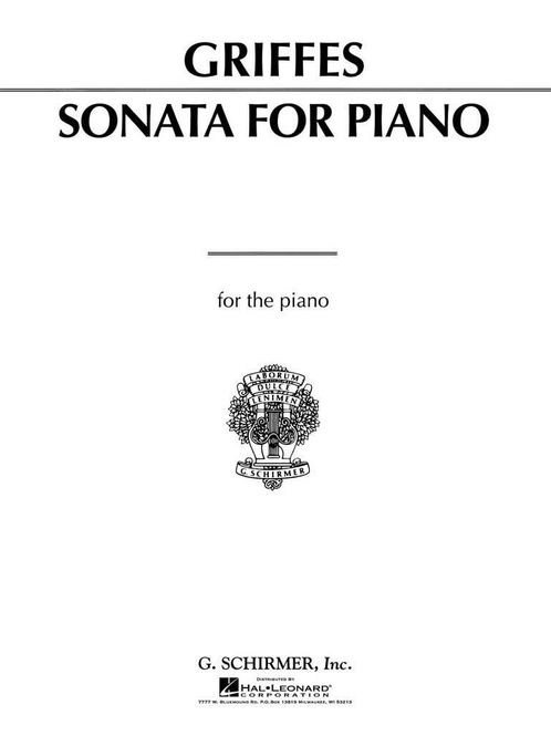Hovedbilde Charles Tomlinson Griffes - Sonata for Piano