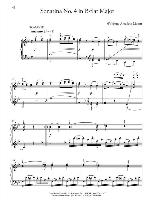 Wolfgang Amadeus Mozart - Mozart - Six Viennese Sonatinas