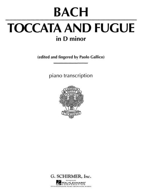 Hovedbilde Johann Sebastian Bach - Toccata and Fugue in D ...