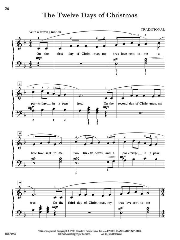 Piano Adventures:  Christmas - Level 4