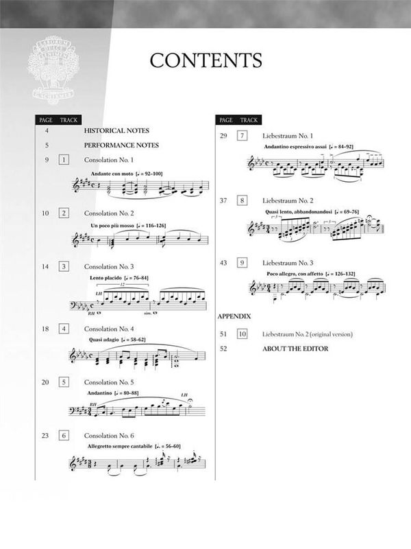 Franz Liszt - Consolations And Liebesträume