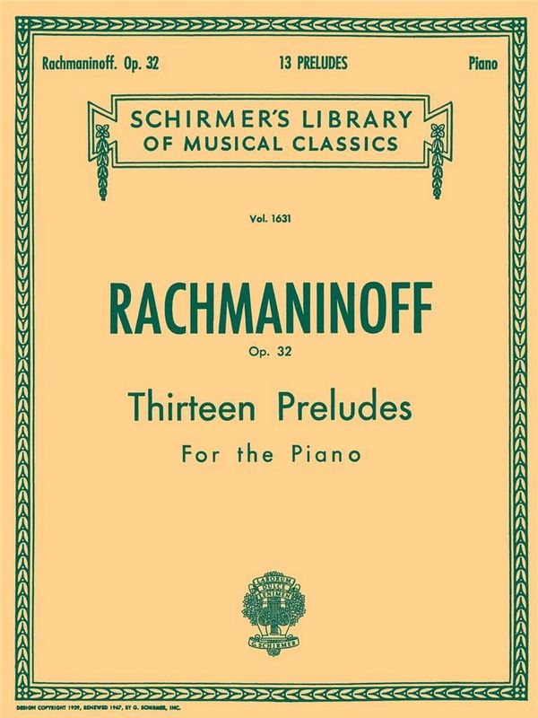 Sergei Rachmaninov - 13 Preludes, Op. 32