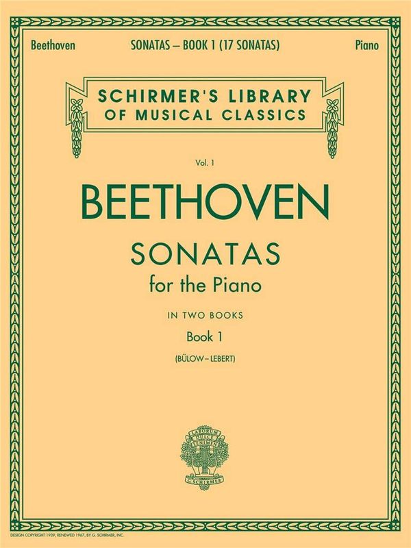 Ludwig van Beethoven - Sonatas - Book 1