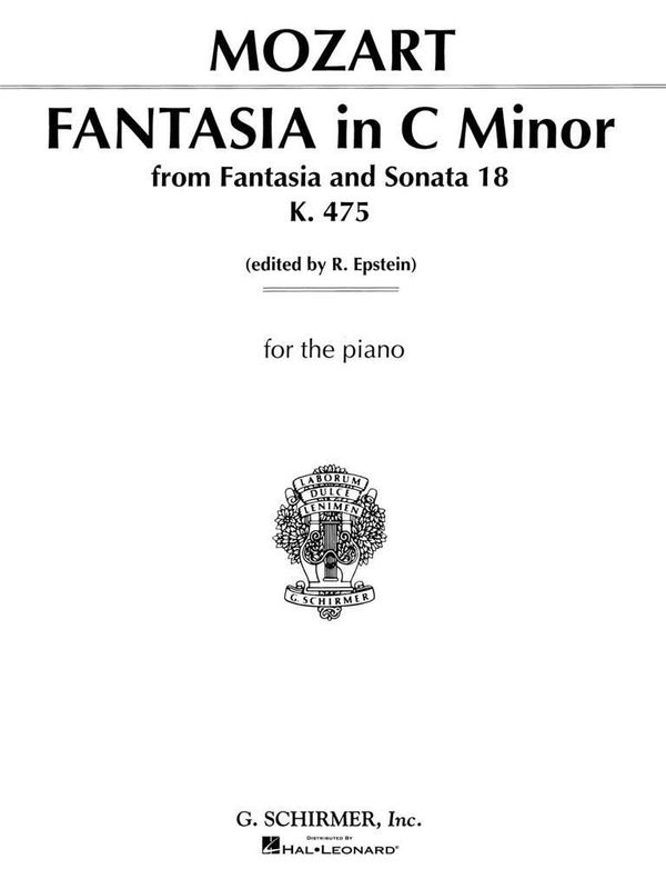 Wolfgang Amadeus Mozart - Fantasia In C Minor K.475