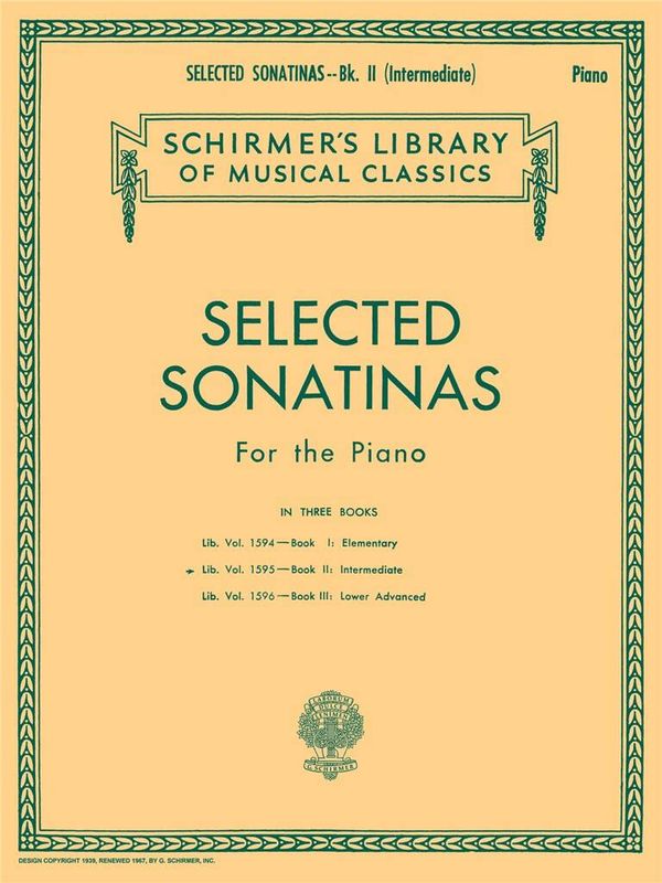 Selected Sonatinas - Book 2: Intermediate