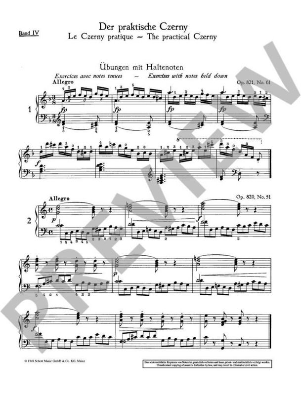 Carl Czerny - Praktische Czerny 4