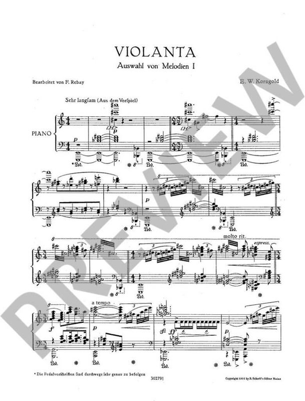 Violanta Melodien Heft 1