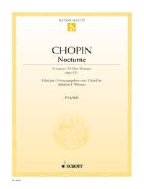 Hovedbilde Frédéric Chopin - Nocturne B major op. 32/1