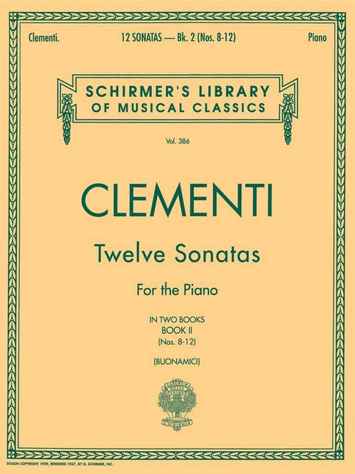 Hovedbilde Muzio Clementi - 12 Sonatas - Book 2