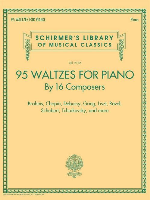 Hovedbilde 95 Waltzes by 16 Composers for Piano