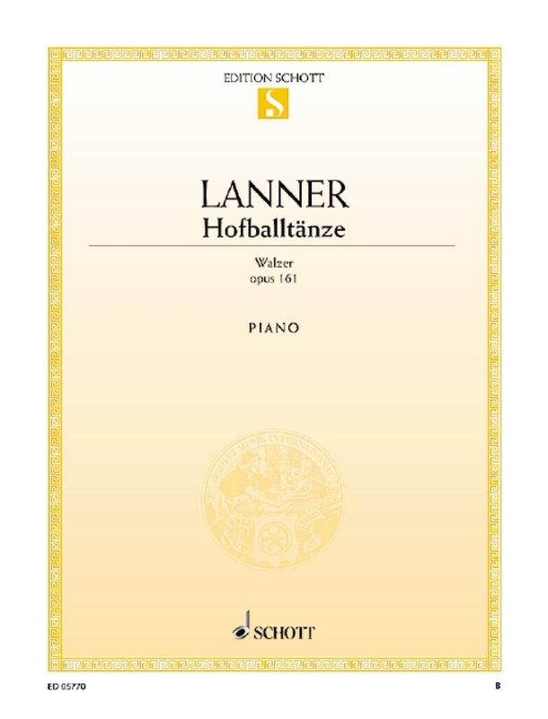 Joseph Lanner - Hofballtanze Opus 161