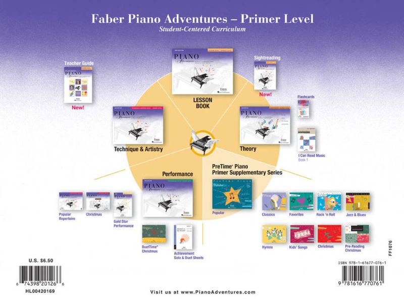 Piano Adventures Theory Book Primer Level