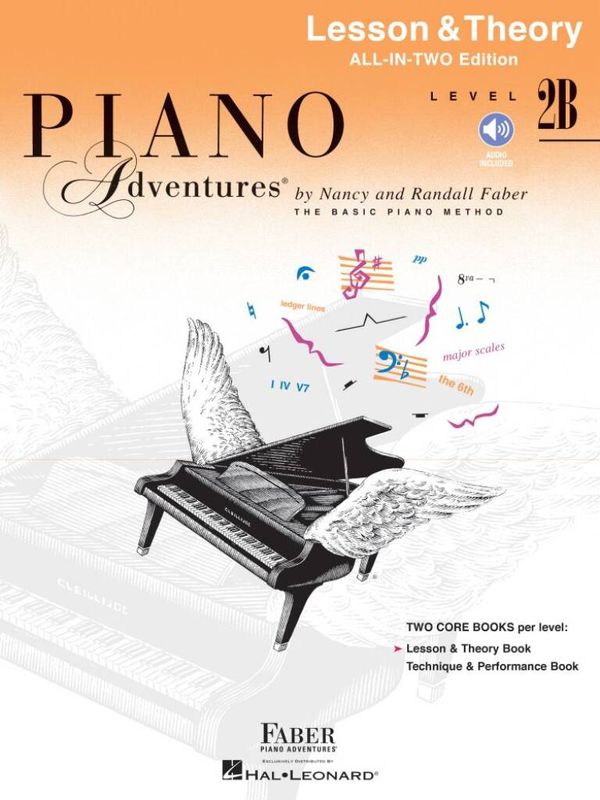 Piano Adventures All-In-Two Level 2B Tech. & Perf.