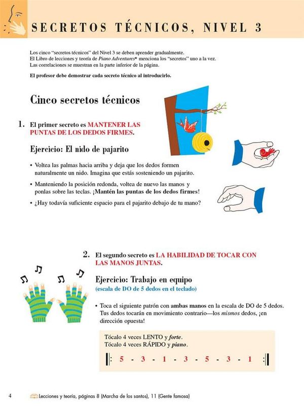 Piano Adventures: Tecnica e Interpretación Nivel 3