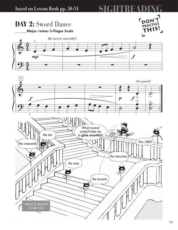 Piano Adventures Sightreading Level 2A
