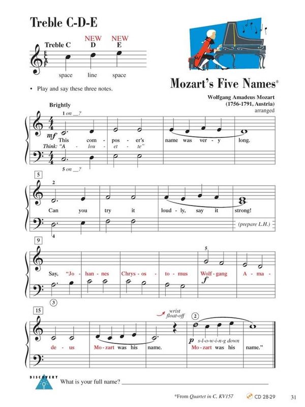 Piano Adventures All-In-Two Level 1 Lesson/Theory
