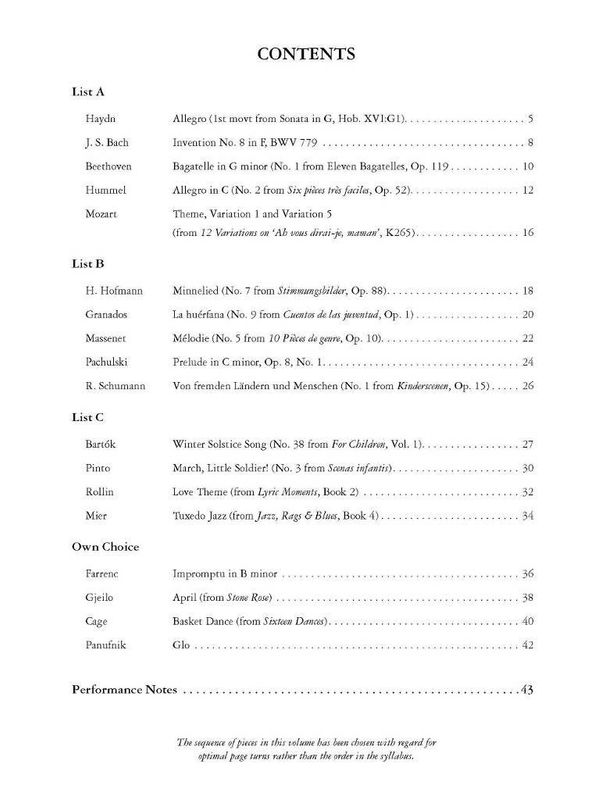 Grade 5 Piano Anthology 2023-2024