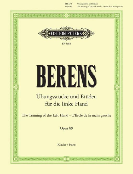 Hovedbilde Hermann Berens - Pflege Linken Hand Op.89