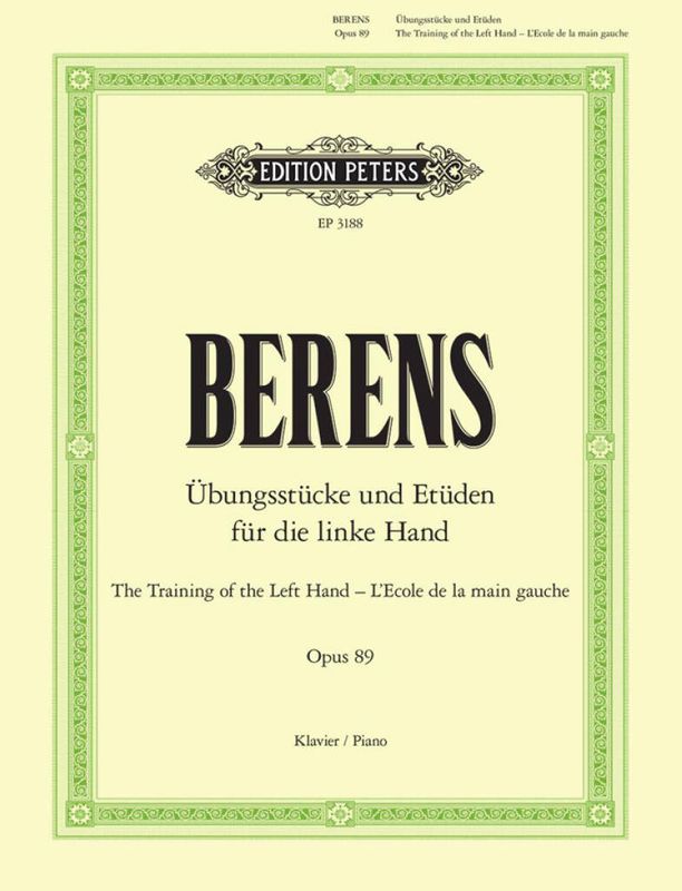 Hermann Berens - Pflege Linken Hand Op.89