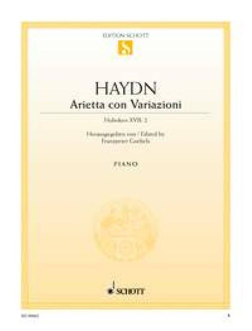 Hovedbilde Franz Joseph Haydn - Arietta Con Variazione