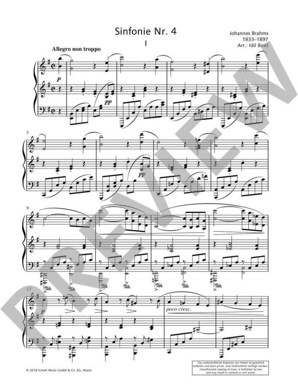 Johannes Brahms - Sinfonie Nr. 4 Op. 98