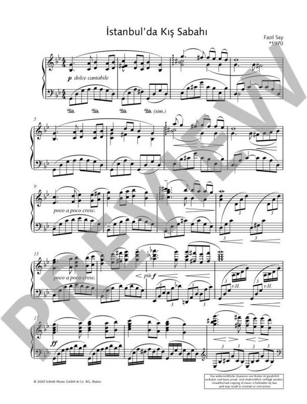 Fazil Say - Winter Morning in Istanbul op. 51c