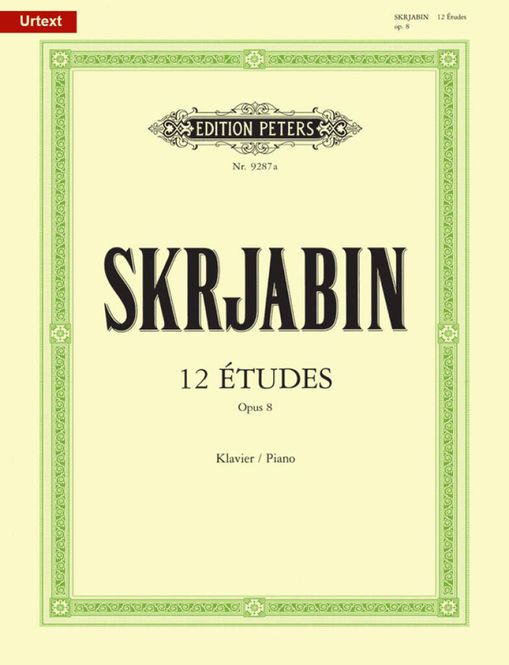 Hovedbilde Alexander Scriabin - Etudes(12) Op.8