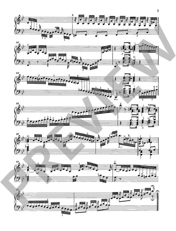 Johann Sebastian Bach - Prelude & Fuga 11 Bes Bwv866