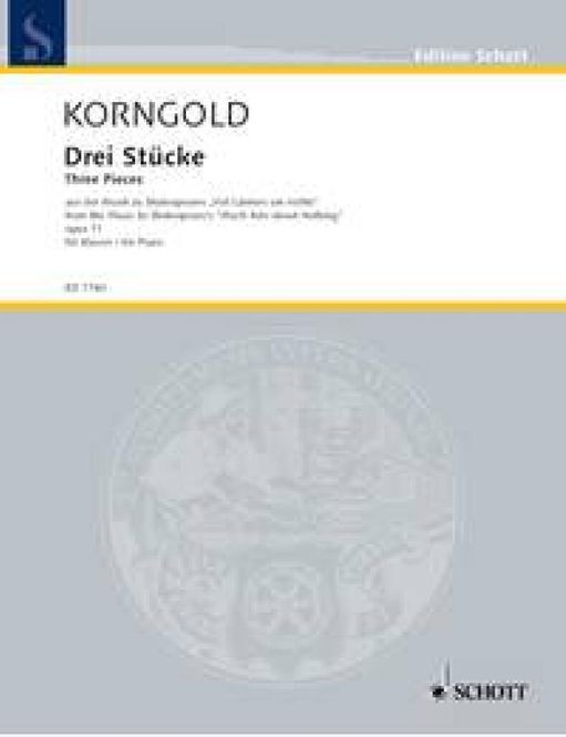 Hovedbilde Erich Wolfgang Korngold - Three Pieces op. 11