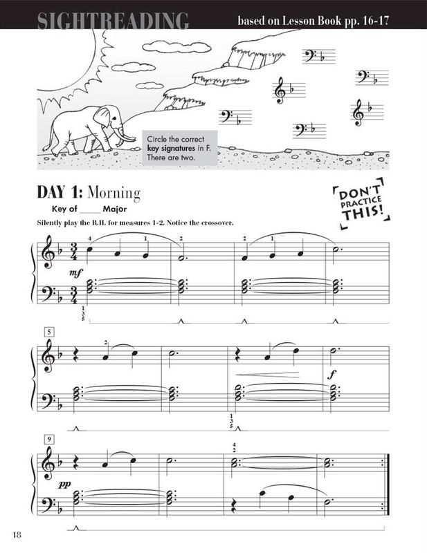 Piano Adventures Sightreading Level 3A