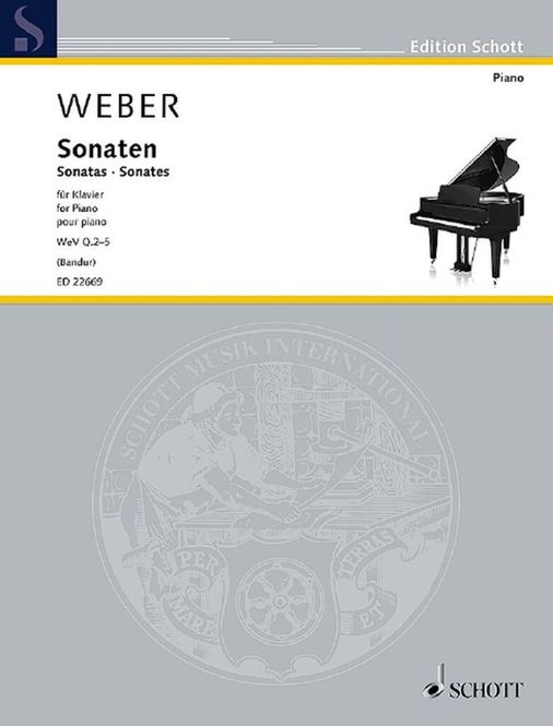 Hovedbilde Carl Maria von Weber - Sonaten Wev Q.2-5
