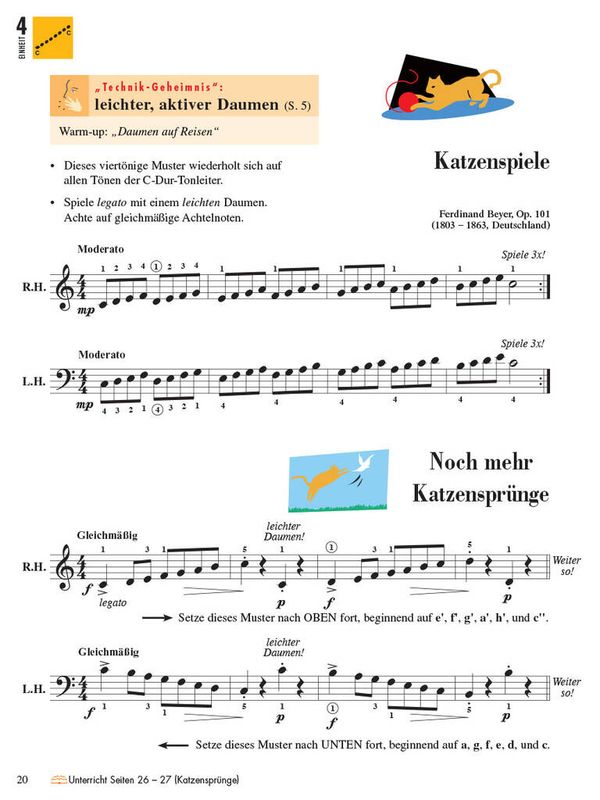 Piano Adventures: Technik- & Vortragsheft Stufe 4