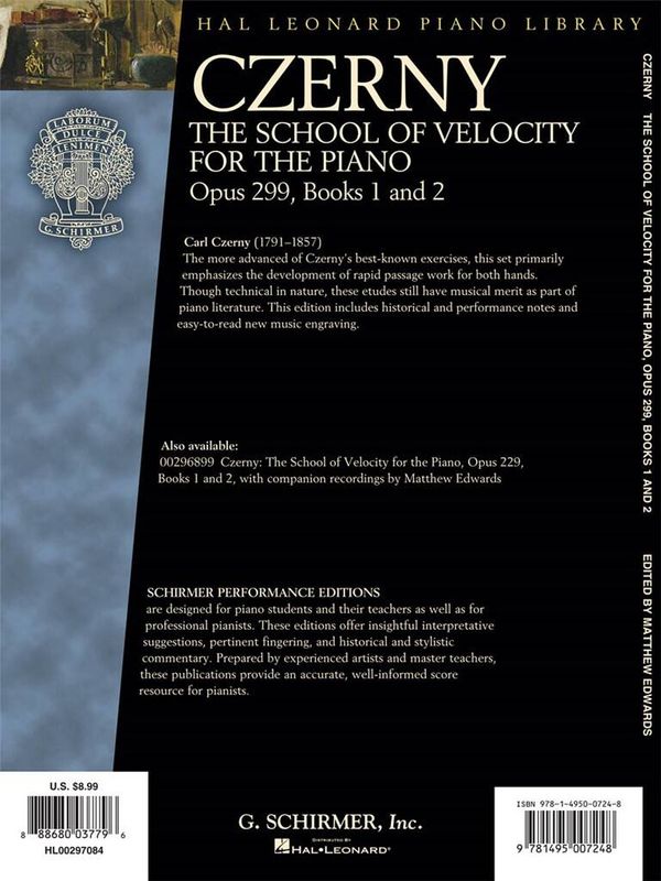 Carl Czerny - Czerny - School of Velocity, Op. 299
