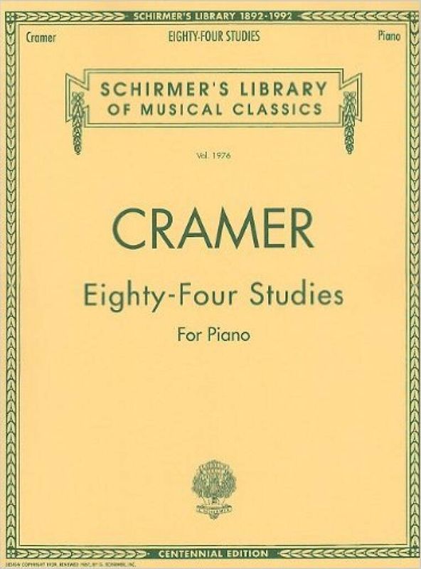 Johann Cramer - 84 Studies for Piano (Bks. I-IV - Complete)