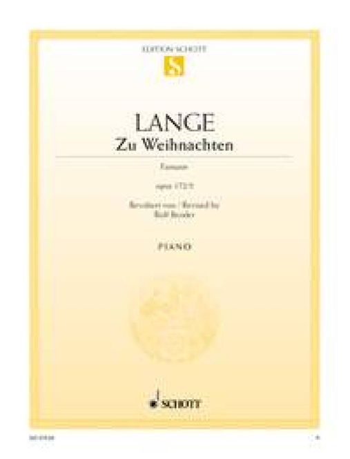 Hovedbilde Gustav Lange - Zu Weihnachten Opus 172/5