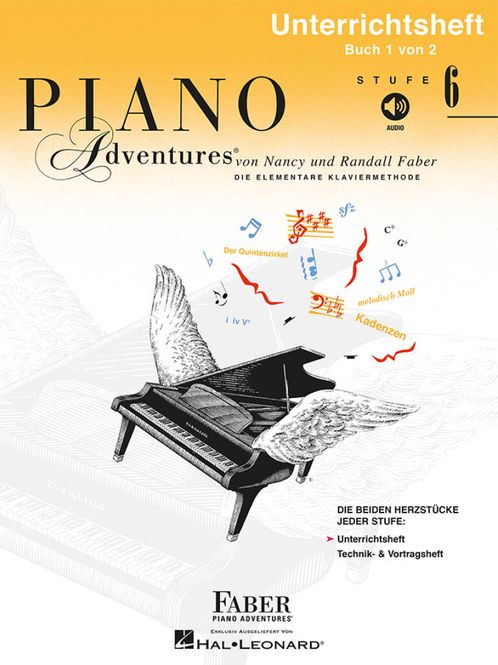 Hovedbilde Piano Adventures: Unterrichtsheft Stufe 6