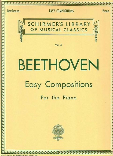 Hovedbilde Ludwig van Beethoven - Easy Compositions For Piano