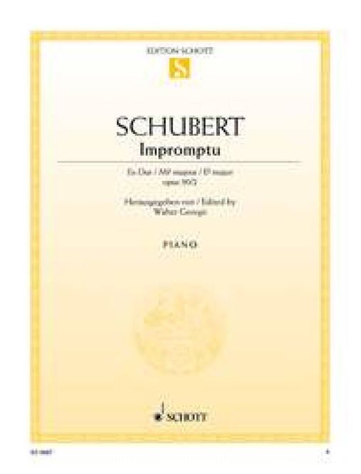 Hovedbilde Franz Schubert - Impromptu 2 Es Opus 90 D899