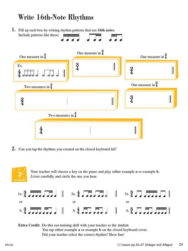 Piano Adventures Theory Book Level 3B