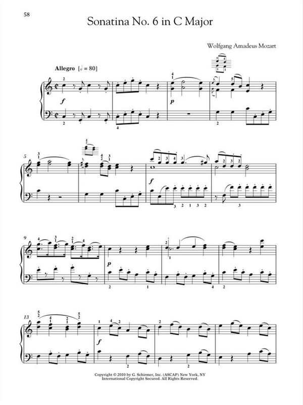Wolfgang Amadeus Mozart - Mozart - Six Viennese Sonatinas