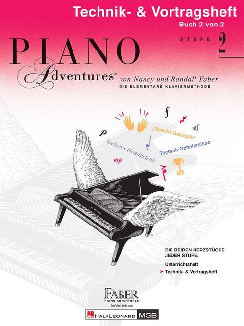 Hovedbilde Piano Adventures: Technik- & Vortragsheft Stufe 2