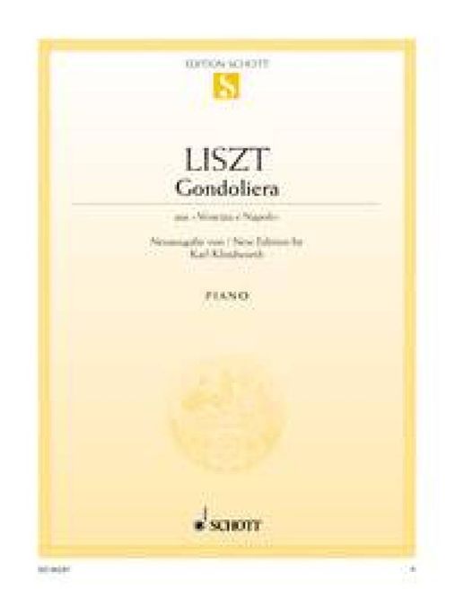 Hovedbilde Franz Liszt - Gondoliera