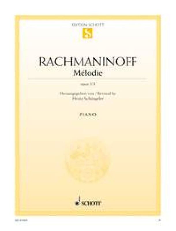 Sergei Rachmaninov - Melodie Opus 3/3