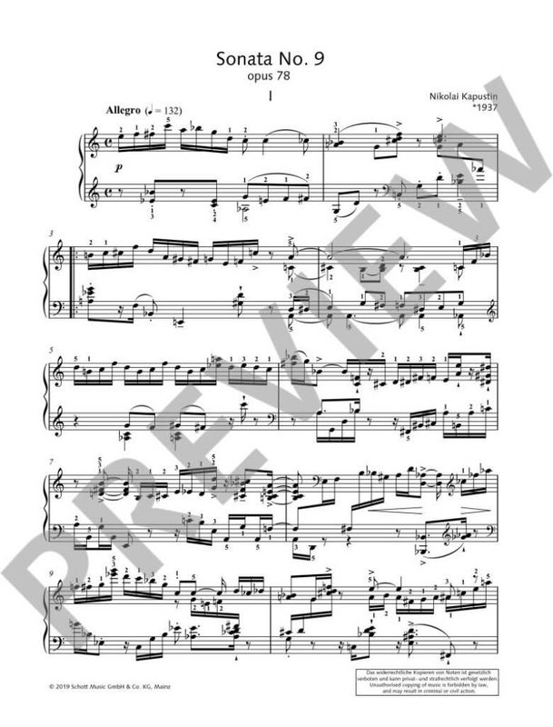 Nikolai Kapustin - Sonata No. 9 op. 78
