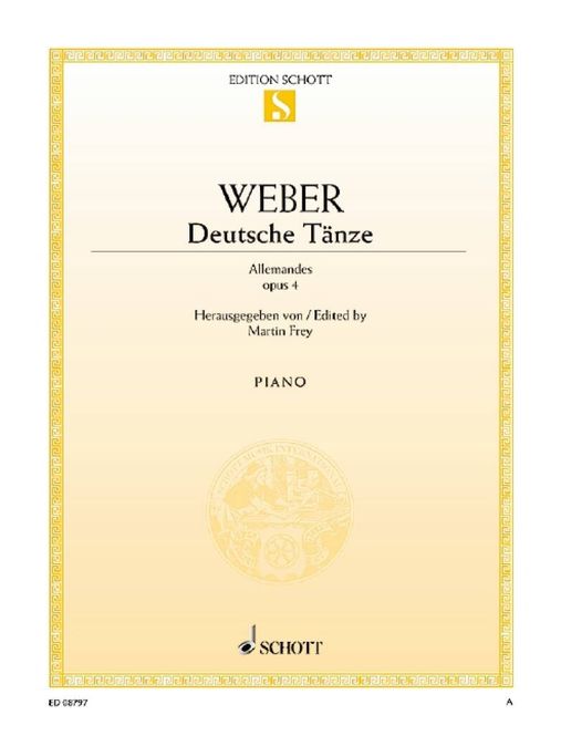 Hovedbilde Carl Maria von Weber - Deutsche Tanze op. 4