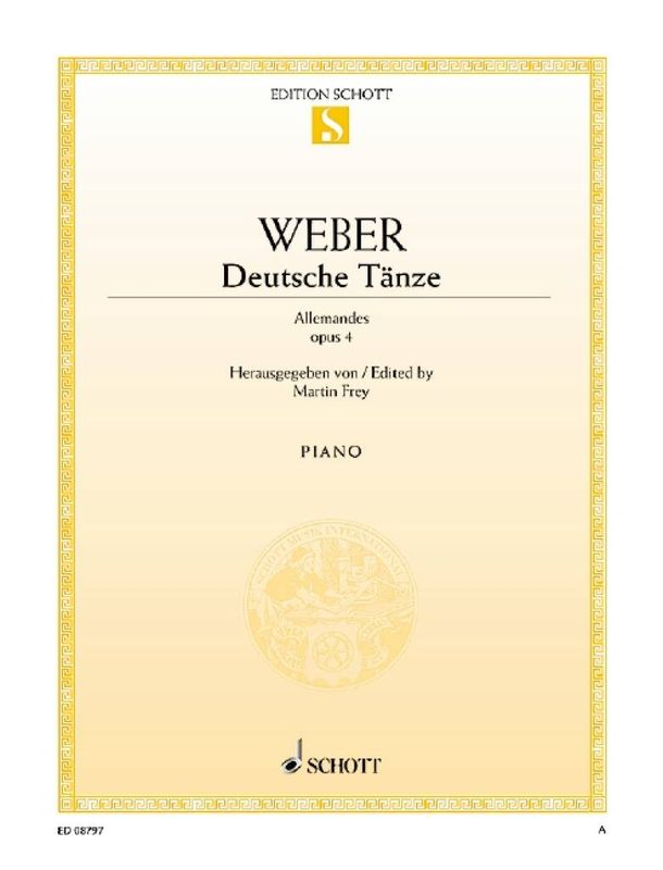 Carl Maria von Weber - Deutsche Tanze op. 4