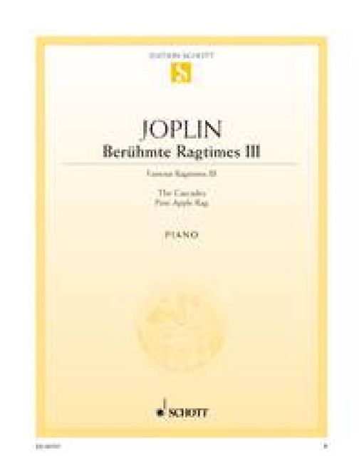 Hovedbilde Scott Joplin - Beruhmte Ragtimes 3
