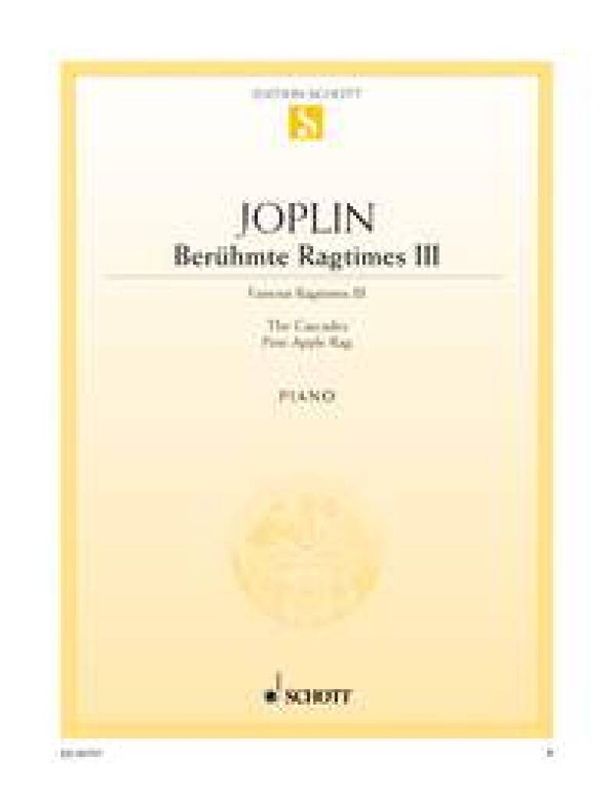 Scott Joplin - Beruhmte Ragtimes 3