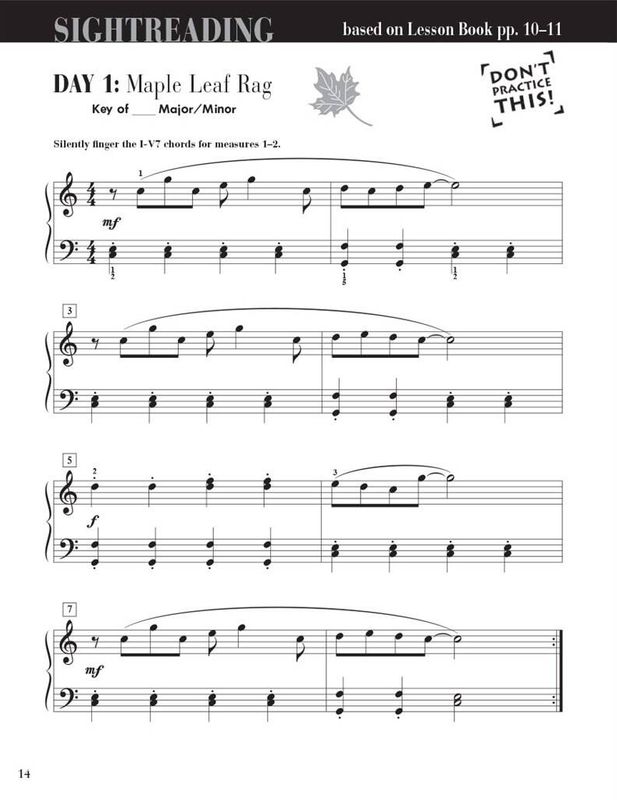 Piano Adventures Sightreading Level 4